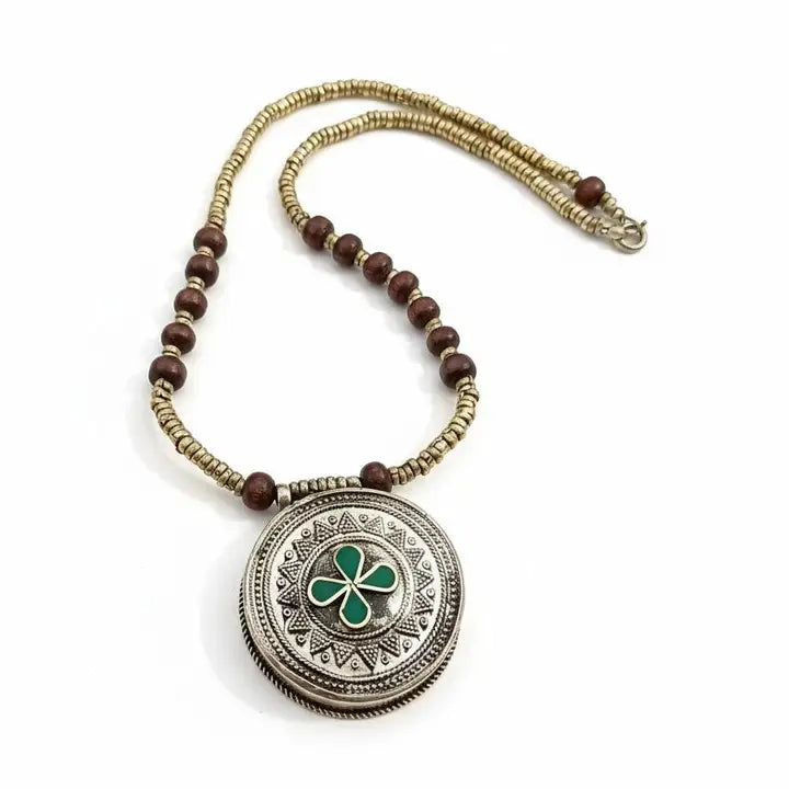 Stone Necklace Afghan Ethnic Jewelry - Layered Necklace