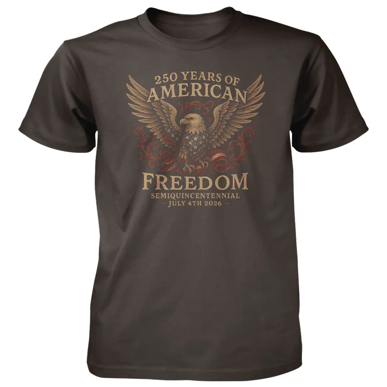 Vintage Freedom Eagle - 4.5 oz Cotton T-Shirt