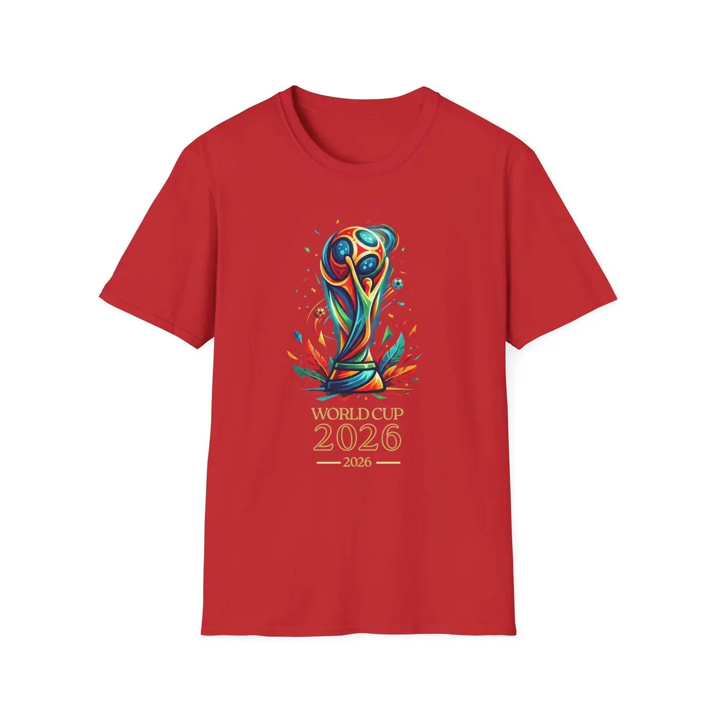 2026 World Cup Soccer Flags Graphic Tee