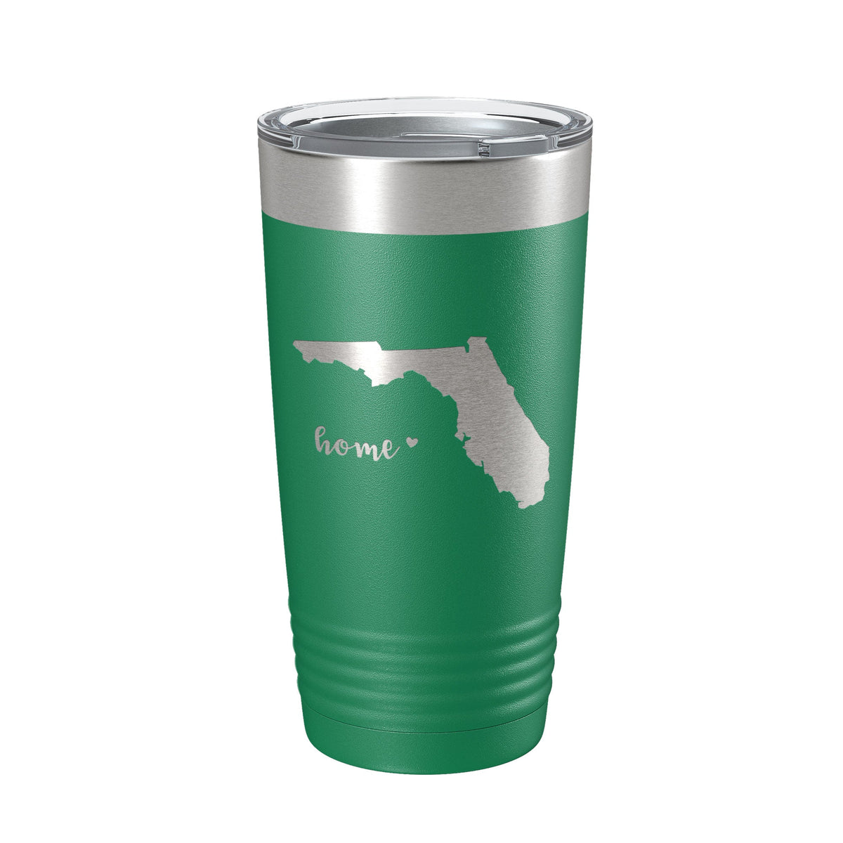 Florida Tumbler Home State Travel Mug Insulated Laser Engraved Map Coffee Cup 20 oz