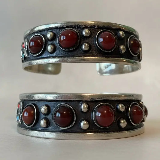 Indian Cuff Bracelet- Indian Jewelry- Carnelian Bracelet