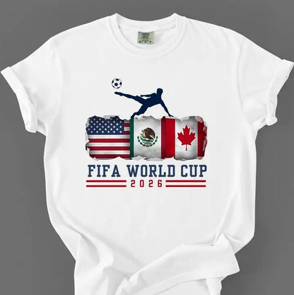 2026 Unisex Fifa World Cup USA Mexico Canada Soccer Tee