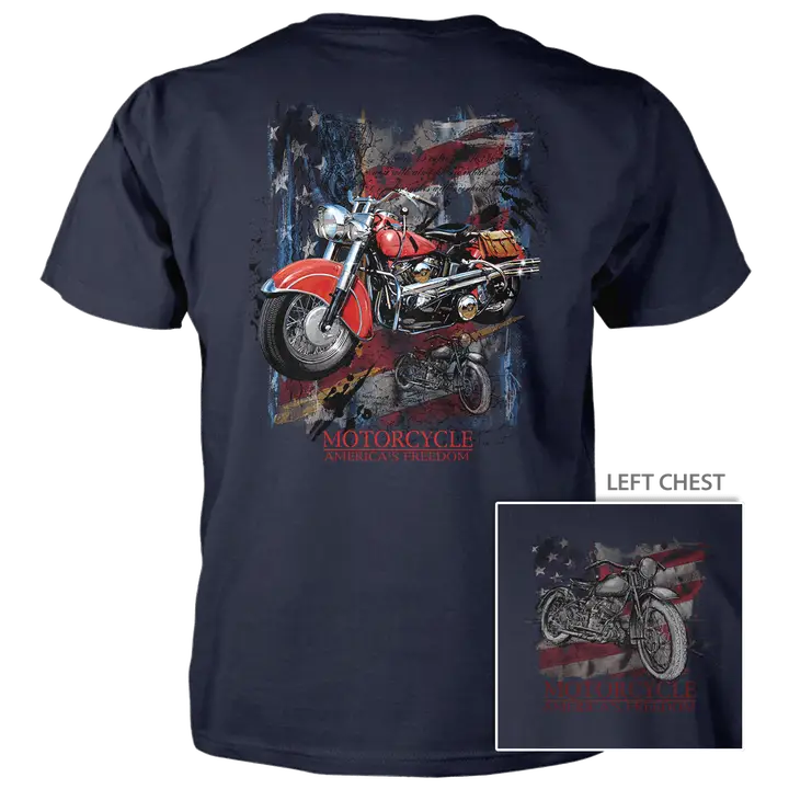 Museum Motorcycle - 4.5 oz Cotton T-Shirt