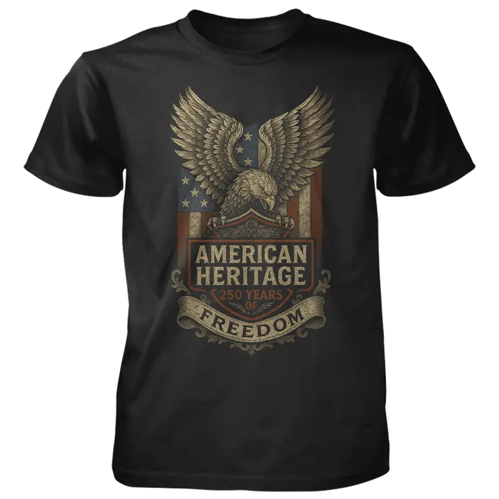 American Heritage Eagle - 4.5 oz Cotton T-Shirt