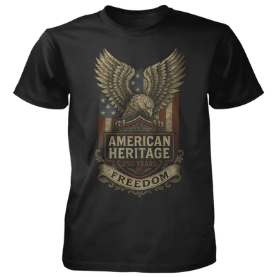 American Heritage Eagle - 4.5 oz Cotton T-Shirt