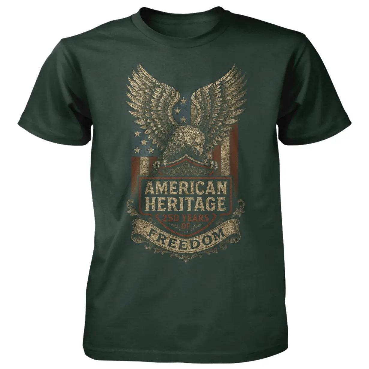 American Heritage Eagle - 4.5 oz Cotton T-Shirt