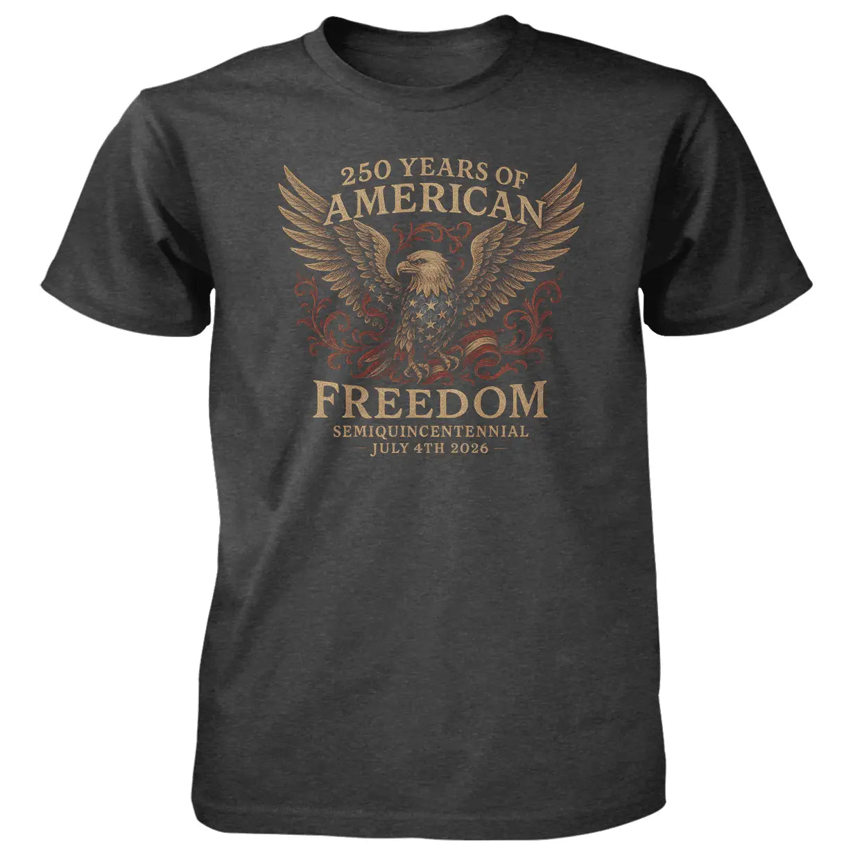 Vintage Freedom Eagle - 4.5 oz Cotton T-Shirt