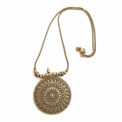 Rose Gold Pendant- Pendant Necklace- Chain Necklace-