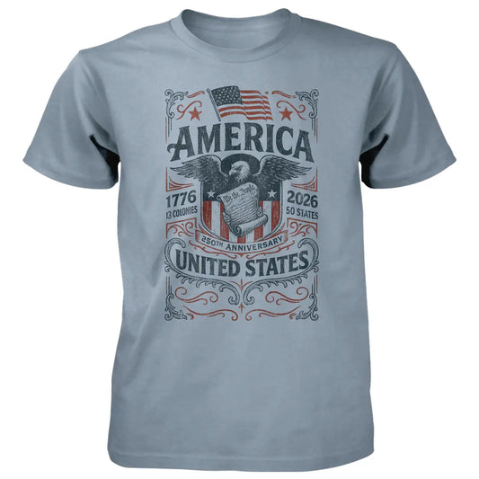 Americana Eagle 250 - 4.5 oz Cotton T-Shirt