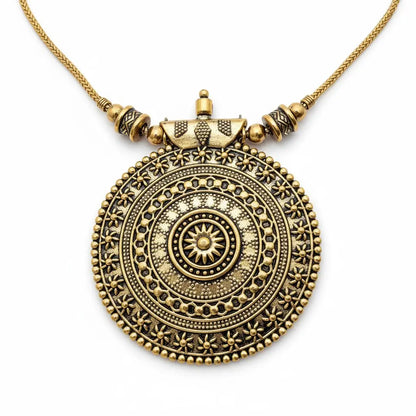 Rose Gold Pendant- Pendant Necklace- Chain Necklace-