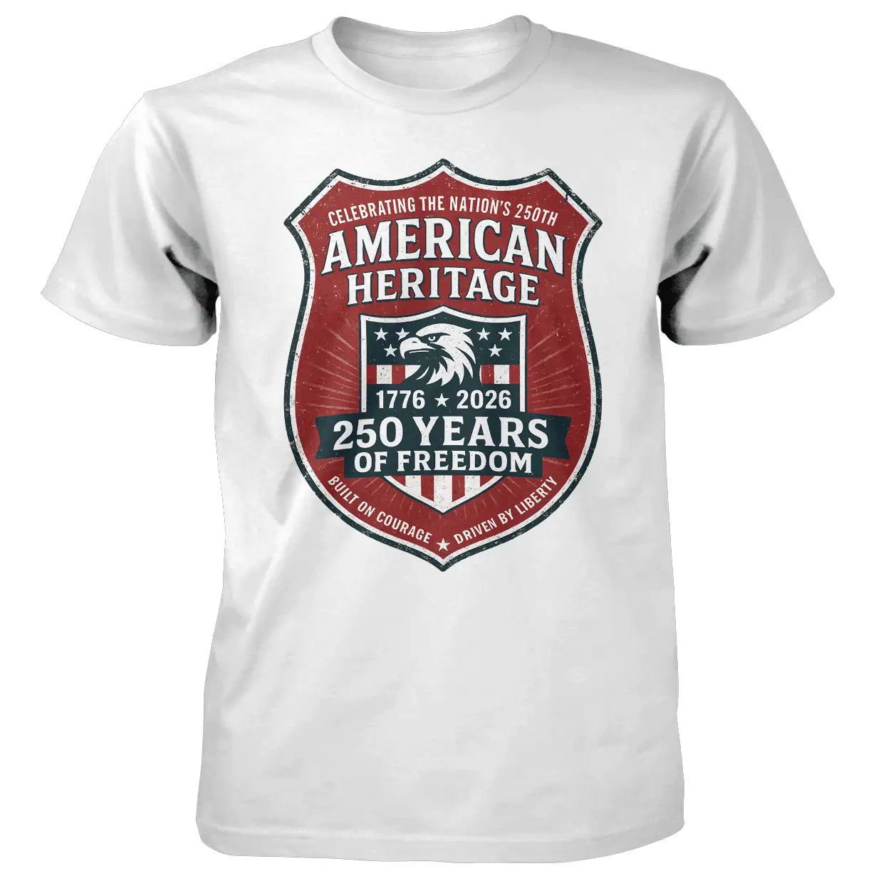 American Heritage Shield - 4.5 oz Cotton T-Shirt