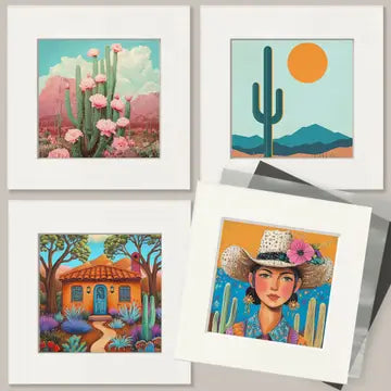 Taking In The Sunset Western Southwestern Art Print