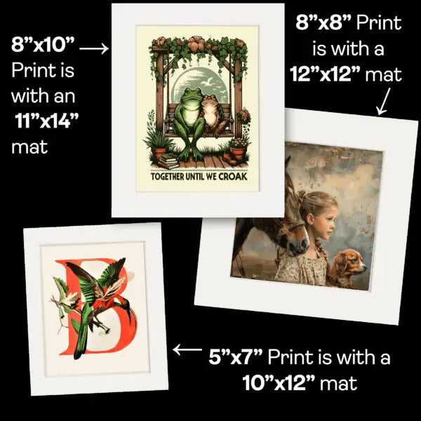 Morning Meditation - Retro 60's & 70's Art Prints - 8x10 Art Print For 11x14 Frame