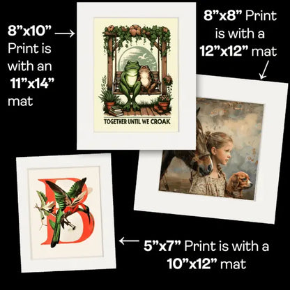 Morning Meditation - Retro 60's & 70's Art Prints - 8x10 Art Print For 11x14 Frame