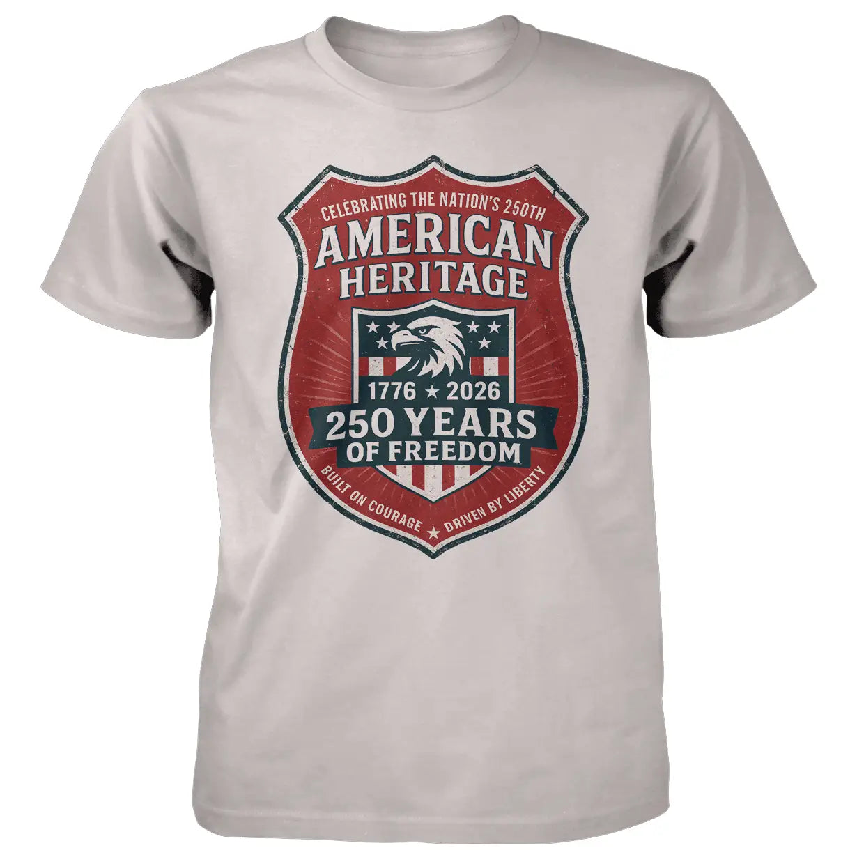 American Heritage Shield - 4.5 oz Cotton T-Shirt