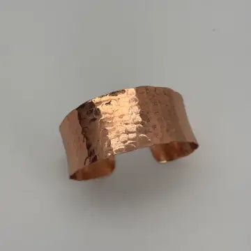 Handcrafted Copper Hammered Glow Pure Copper Cuff