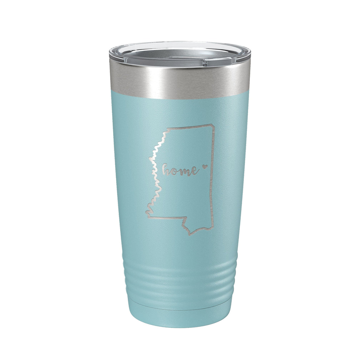 Mississippi Tumbler Home State Travel Mug Insulated Laser Engraved Map Coffee Cup 20 oz