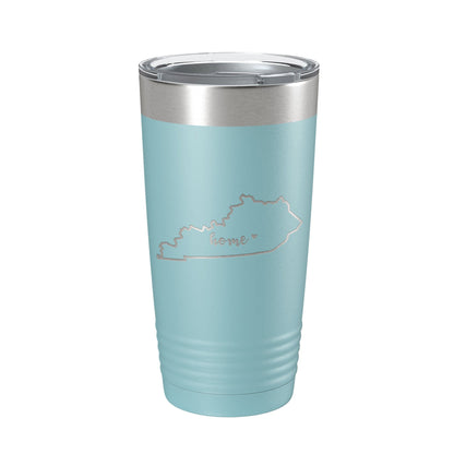 Kentucky Tumbler Home State Travel Mug Insulated Laser Engraved Map Coffee Cup 20 oz