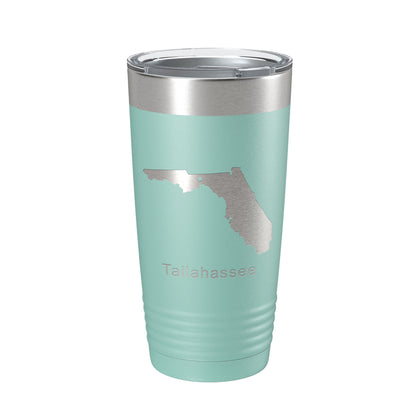 Tallahassee Home Star Tumbler Travel Mug Insulated Laser Engraved Coffee Cup Florida 20 oz