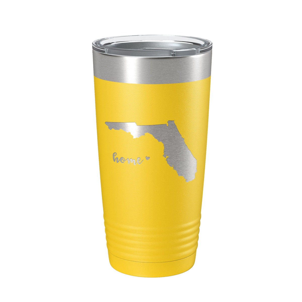 Florida Tumbler Home State Travel Mug Insulated Laser Engraved Map Coffee Cup 20 oz