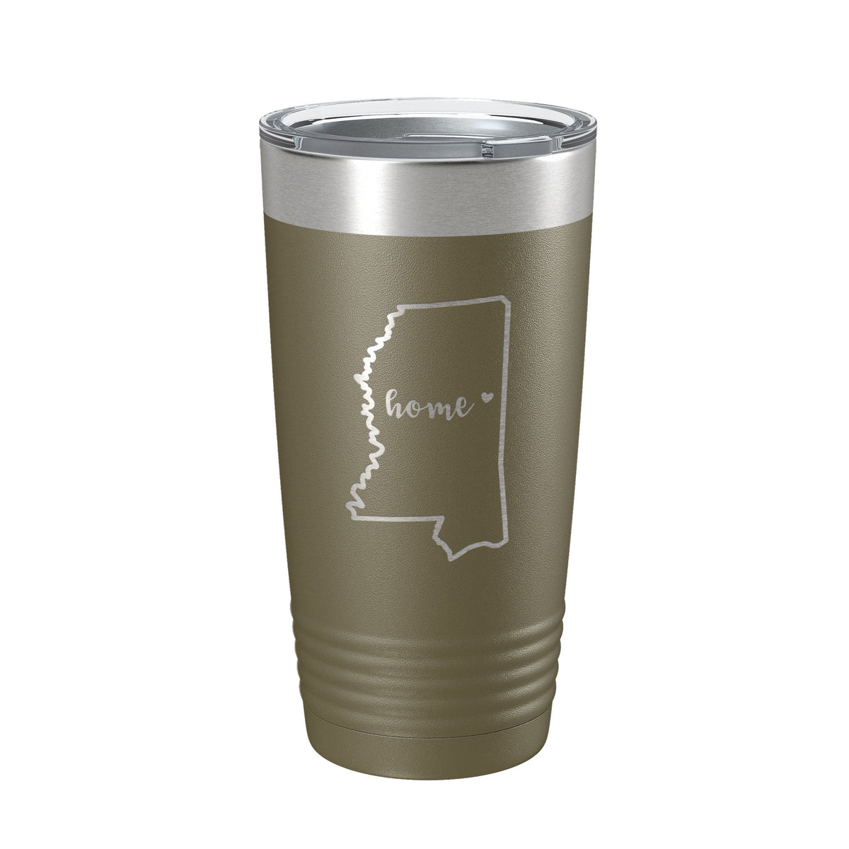 Mississippi Tumbler Home State Travel Mug Insulated Laser Engraved Map Coffee Cup 20 oz