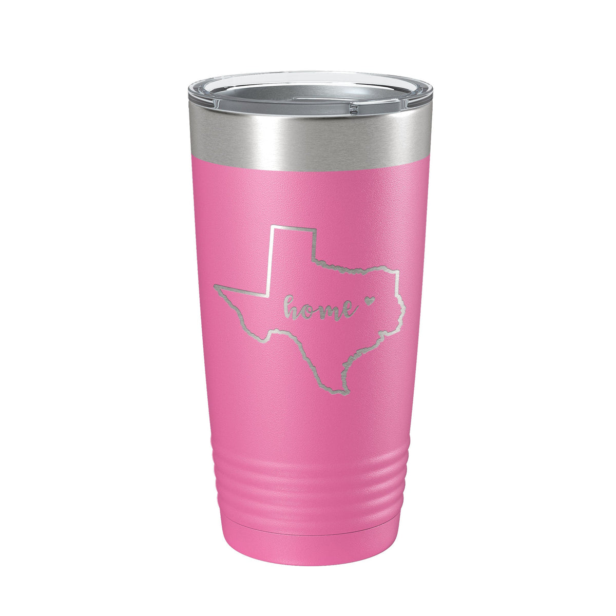 Texas Tumbler Home State Travel Mug Insulated Laser Engraved Map Coffee Cup 20 oz
