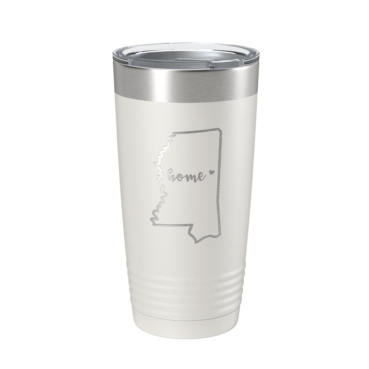 Mississippi Tumbler Home State Travel Mug Insulated Laser Engraved Map Coffee Cup 20 oz