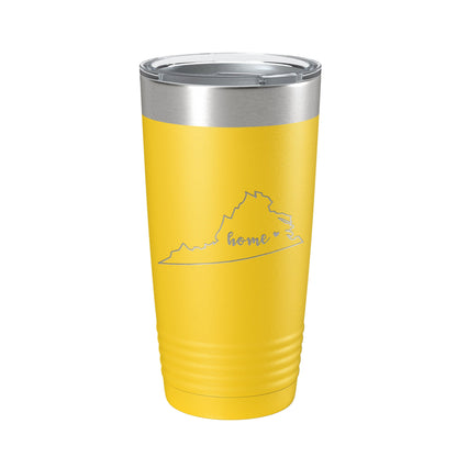 Virginia Tumbler Home State Travel Mug Insulated Laser Engraved Map Coffee Cup 20 oz