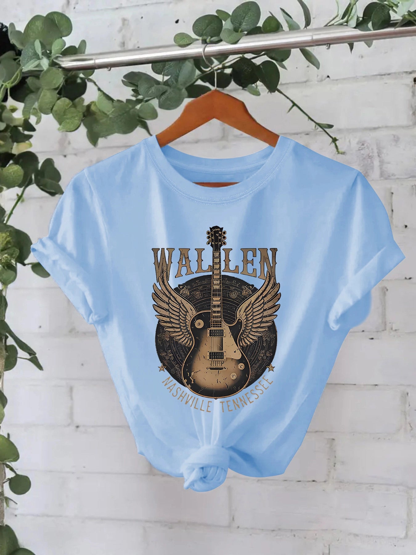 Southwestern Country Style Music Guitar Graphic Tee
