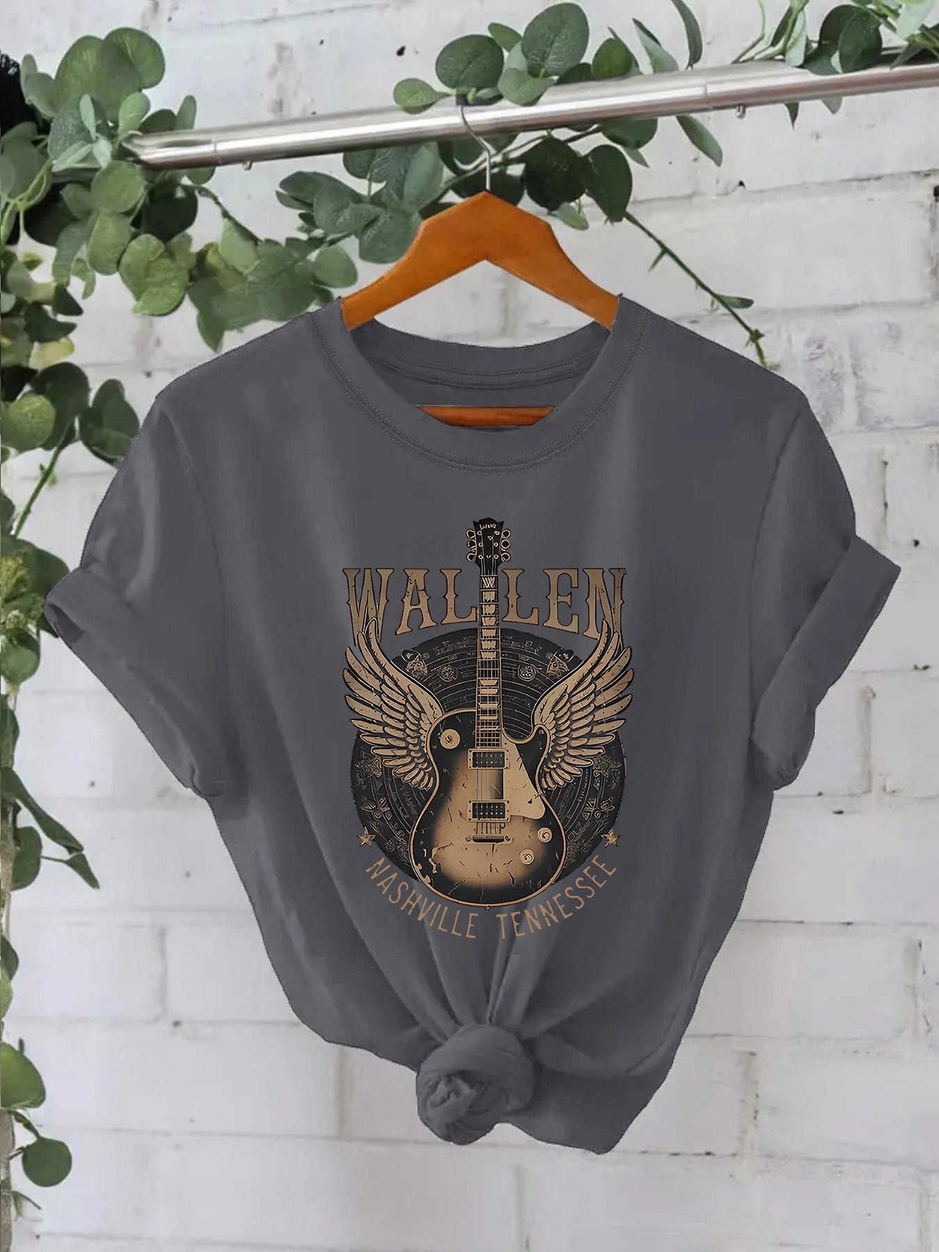 Southwestern Country Style Music Guitar Graphic Tee