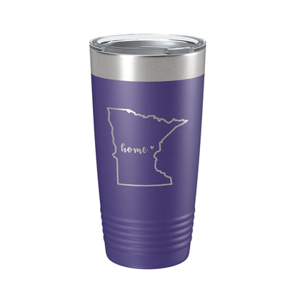 Minnesota Tumbler Home State Travel Mug Insulated Laser Engraved Map Coffee Cup 20 oz