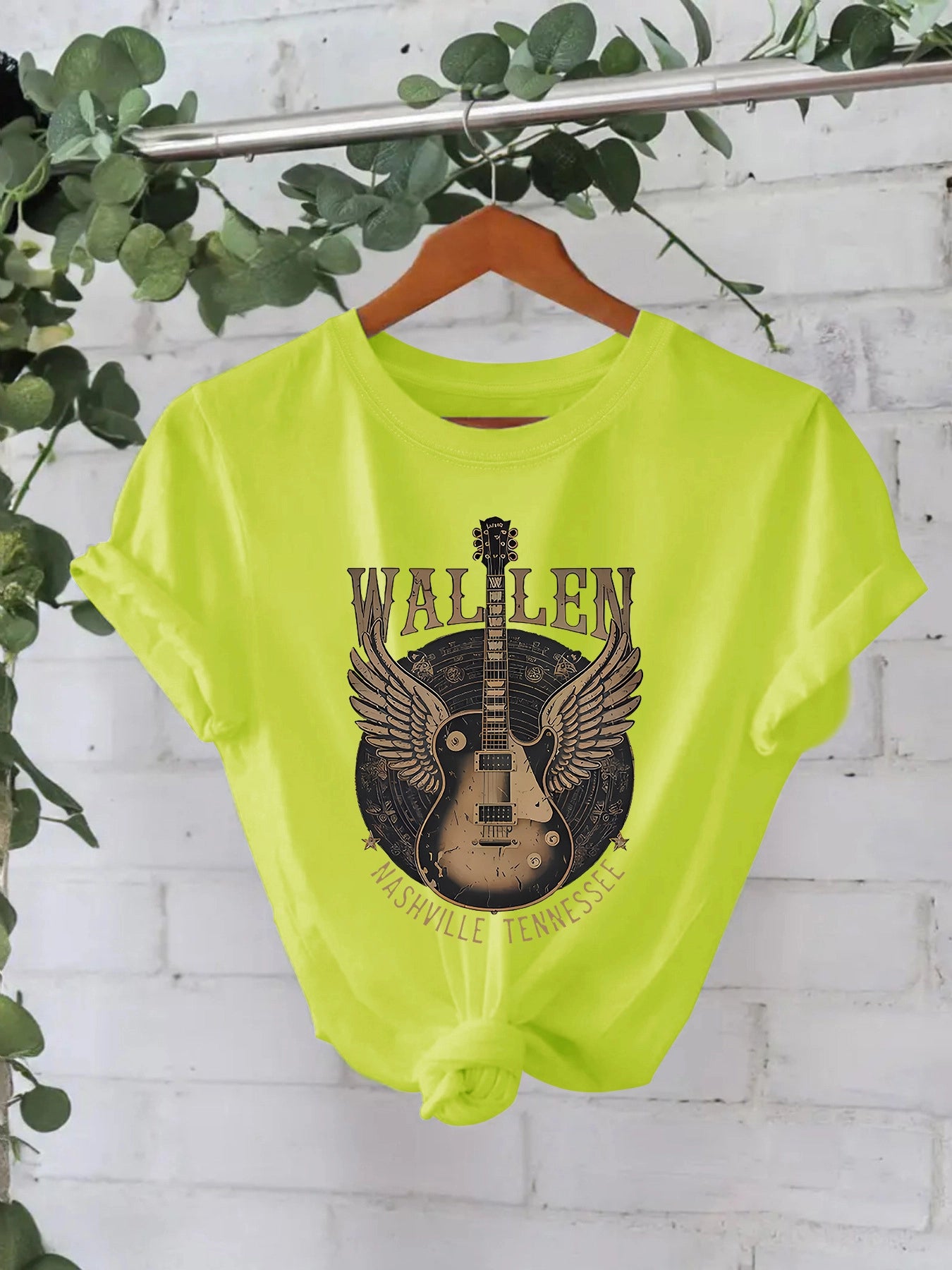 Southwestern Country Style Music Guitar Graphic Tee