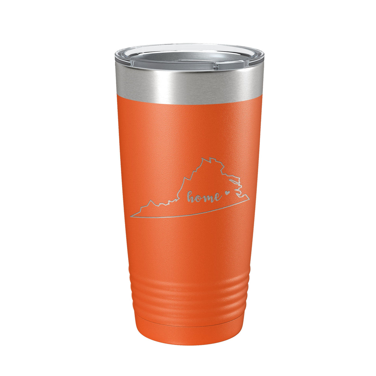 Virginia Tumbler Home State Travel Mug Insulated Laser Engraved Map Coffee Cup 20 oz