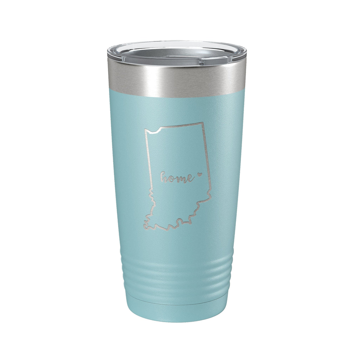 Indiana Tumbler Home State Travel Mug Insulated Laser Engraved Map Coffee Cup 20 oz