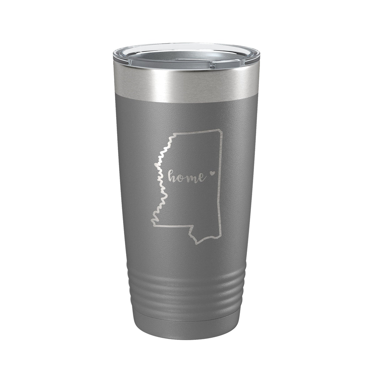 Mississippi Tumbler Home State Travel Mug Insulated Laser Engraved Map Coffee Cup 20 oz