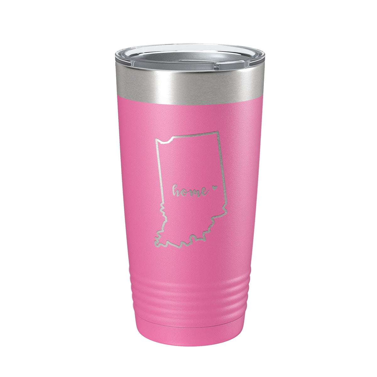 Indiana Tumbler Home State Travel Mug Insulated Laser Engraved Map Coffee Cup 20 oz