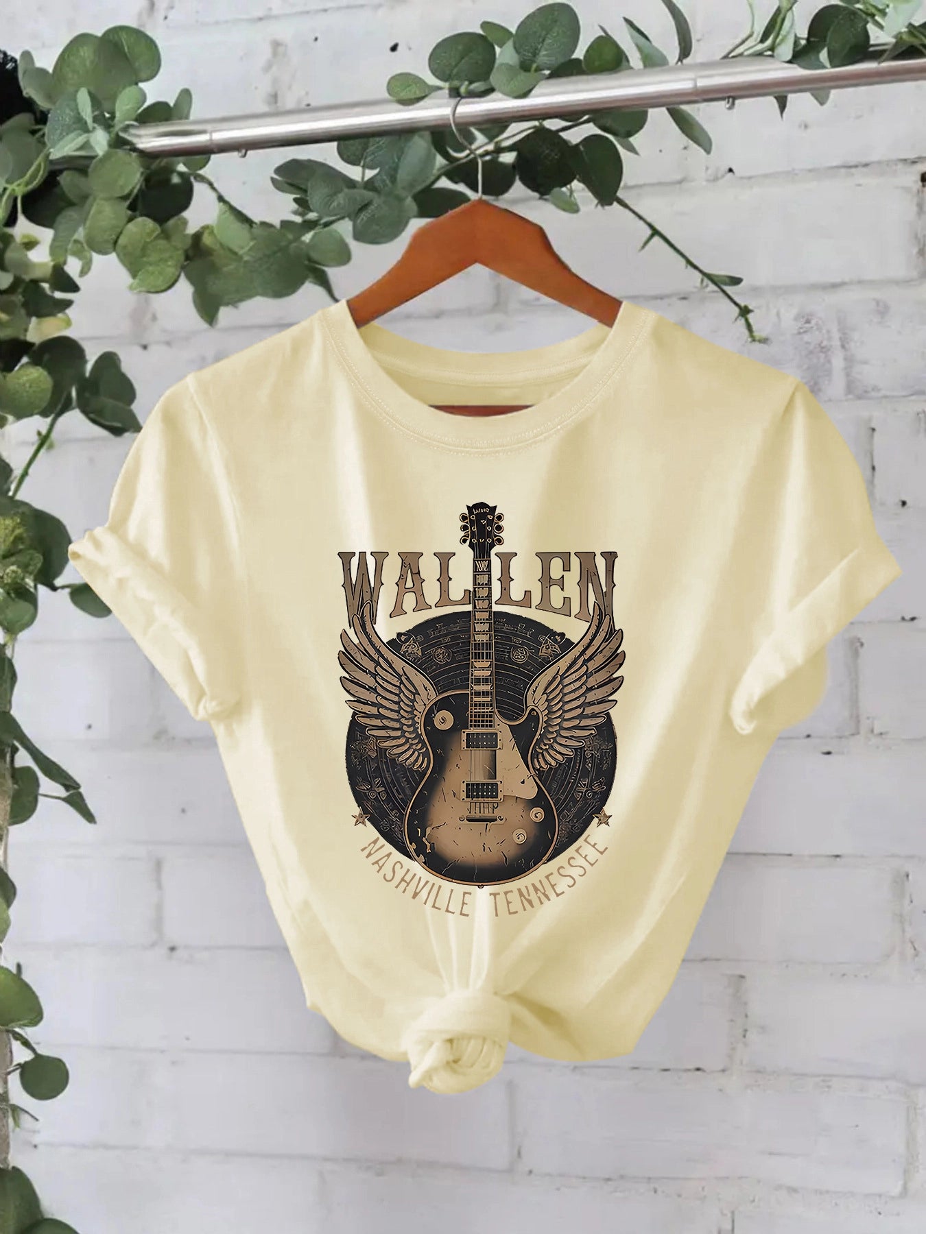 Southwestern Country Style Music Guitar Graphic Tee