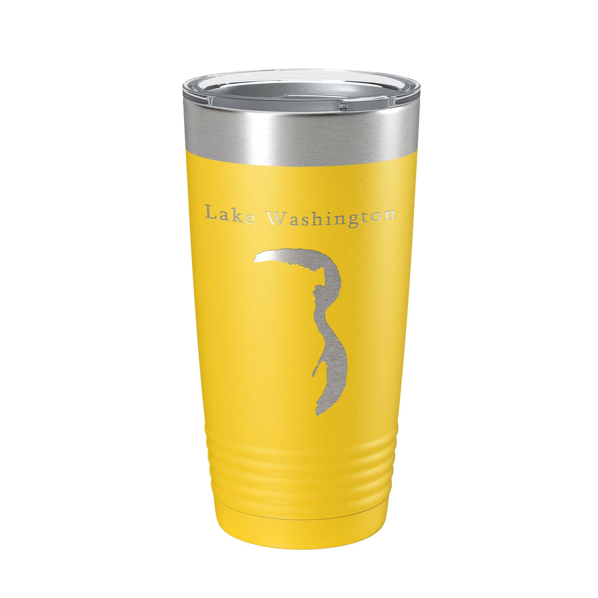 Lake Washington Map Tumbler Travel Mug Insulated Laser Engraved Coffee Cup Mississippi 20 oz