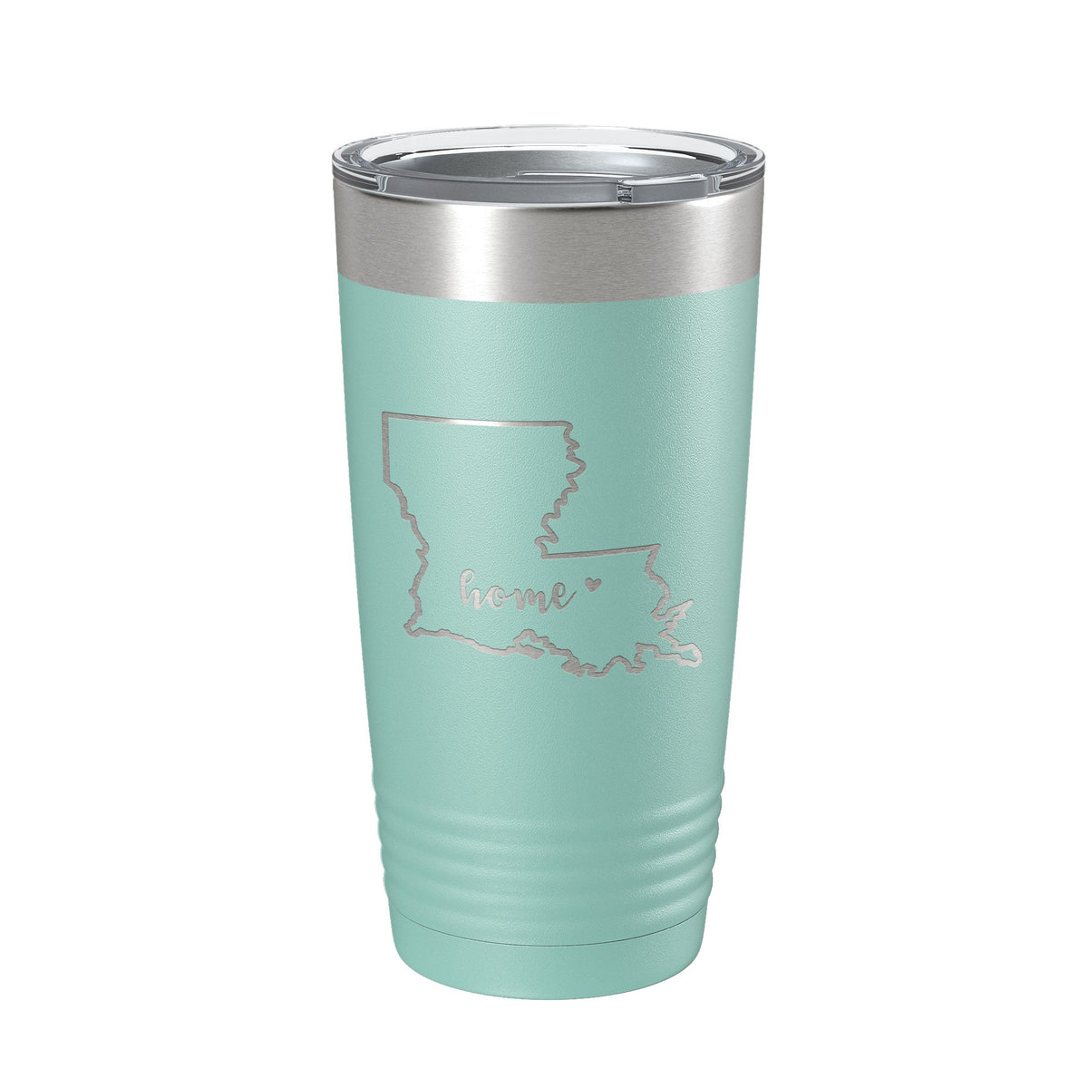 Louisiana Tumbler Home State Travel Mug Insulated Laser Engraved Map Coffee Cup 20 oz