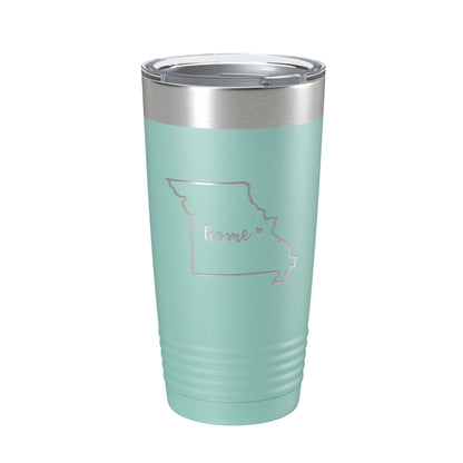 Missouri Tumbler Home State Travel Mug Insulated Laser Engraved Map Coffee Cup 20 oz