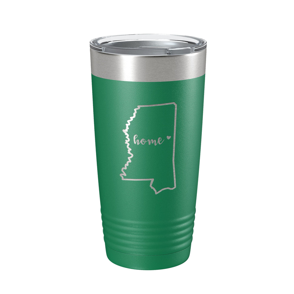Mississippi Tumbler Home State Travel Mug Insulated Laser Engraved Map Coffee Cup 20 oz