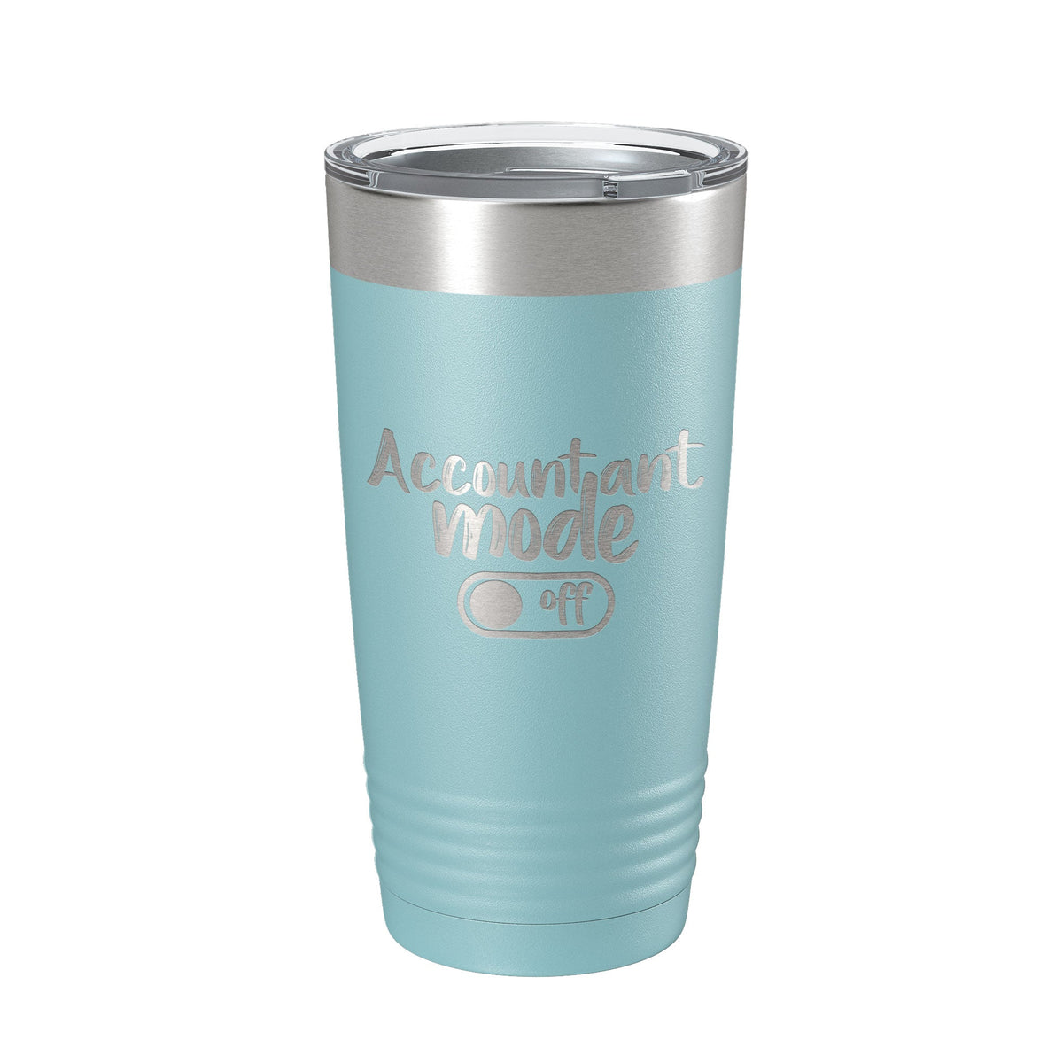 Accountant Mode Off Tumbler Travel Mug Insulated Laser Engraved CPA Retirement Gift Funny Coffee Cup 20 oz