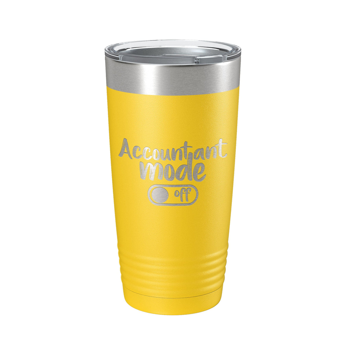 Accountant Mode Off Tumbler Travel Mug Insulated Laser Engraved CPA Retirement Gift Funny Coffee Cup 20 oz