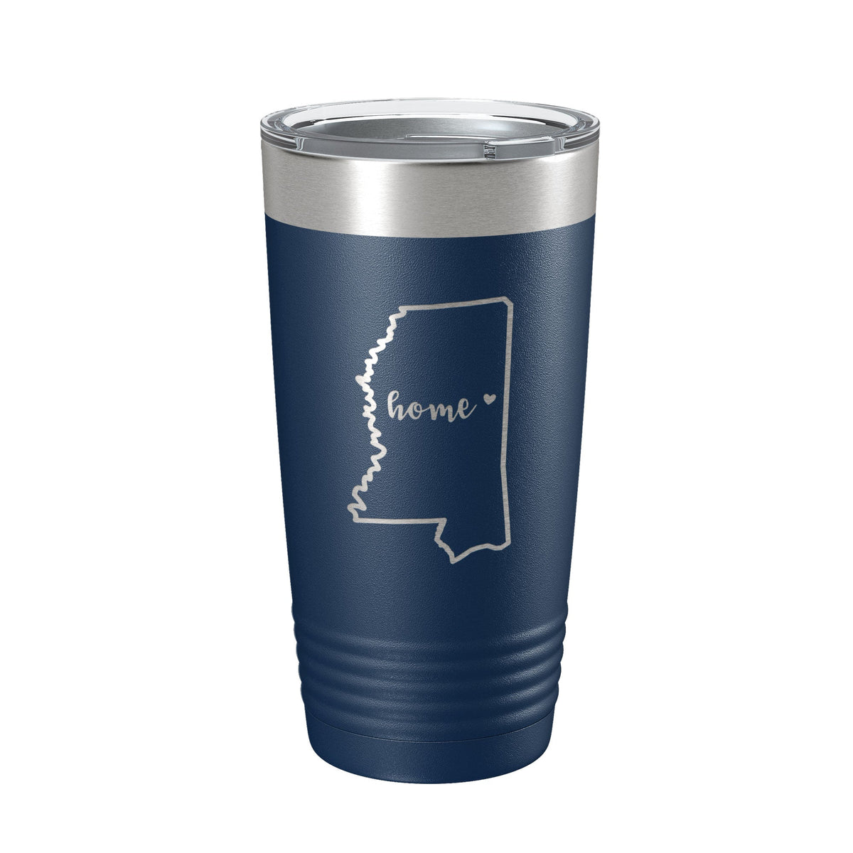 Mississippi Tumbler Home State Travel Mug Insulated Laser Engraved Map Coffee Cup 20 oz