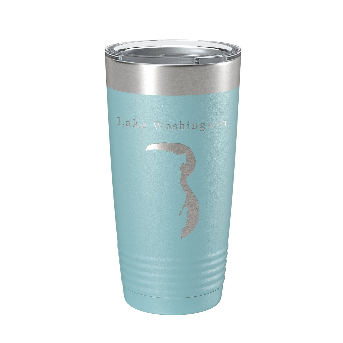 Lake Washington Map Tumbler Travel Mug Insulated Laser Engraved Coffee Cup Mississippi 20 oz