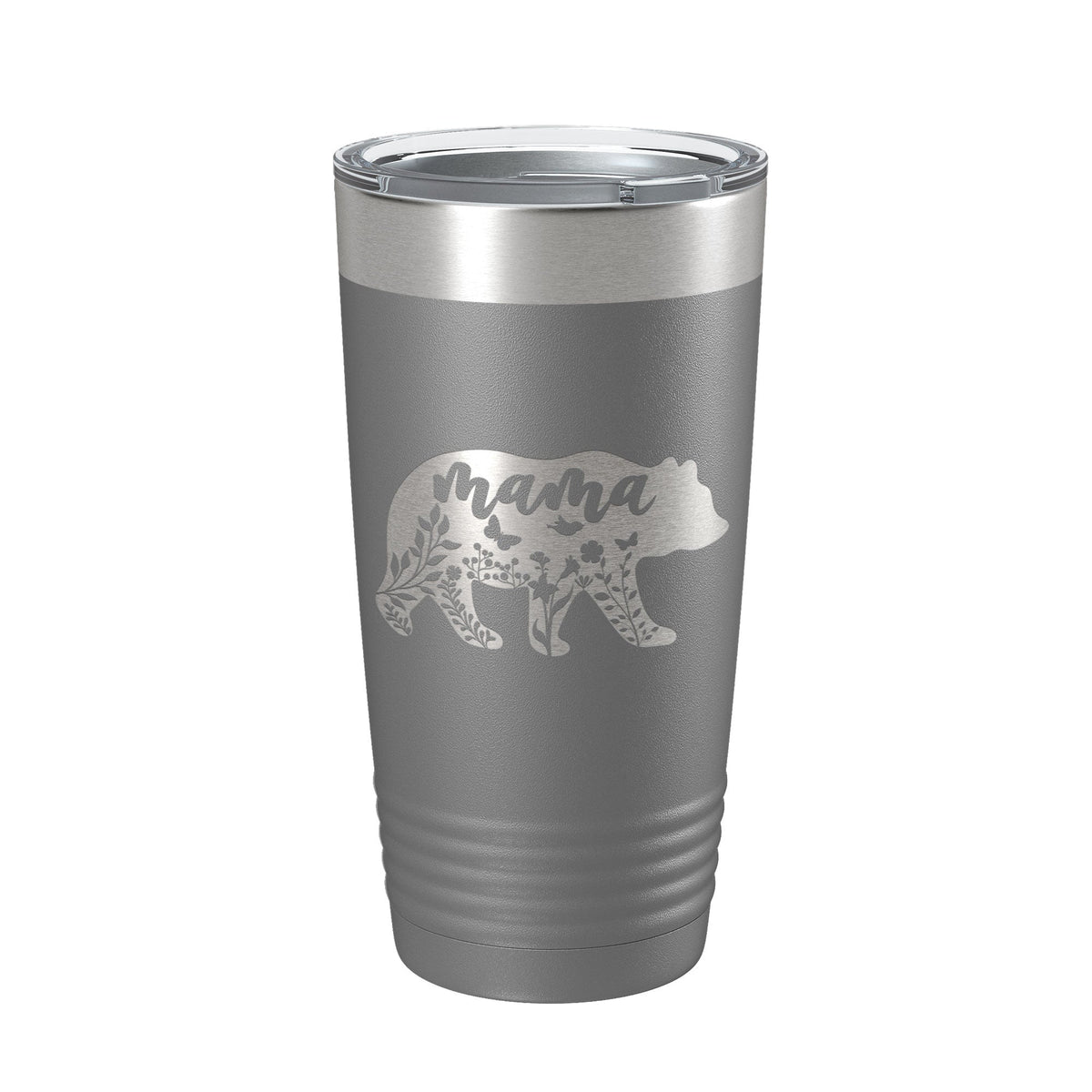 Mama Bear Tumbler Travel Mug Insulated Laser Engraved Coffee Cup Momma Mom Mother's Day Gift Cute 20 oz