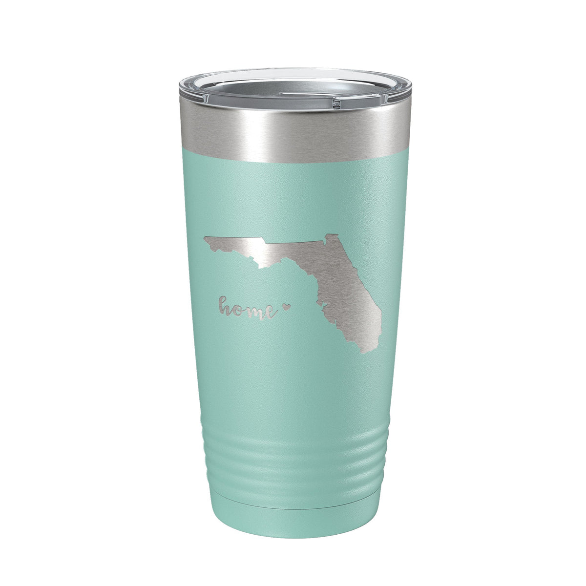 Florida Tumbler Home State Travel Mug Insulated Laser Engraved Map Coffee Cup 20 oz