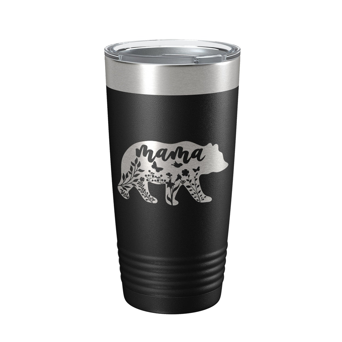 Mama Bear Tumbler Travel Mug Insulated Laser Engraved Coffee Cup Momma Mom Mother's Day Gift Cute 20 oz
