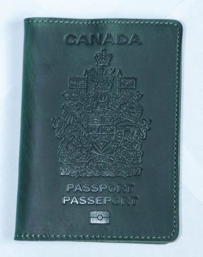 Canada. BEARKY Men's Fashionable for Ridge Leather Passport Wallet and Card Holder Portable Passeport Case Cover