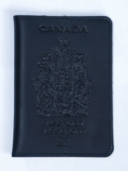 Canada. BEARKY Men's Fashionable for Ridge Leather Passport Wallet and Card Holder Portable Passeport Case Cover